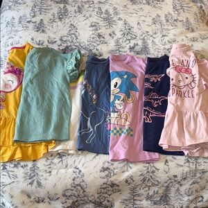Cat & Jack Kids Short Sleeve Tees - Multi-Color Pack